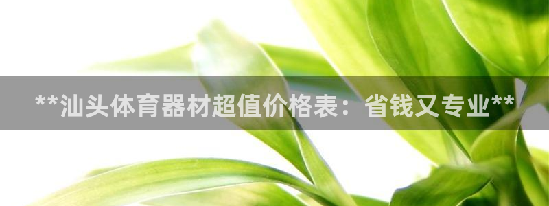 尊龙ag旗舰官网：**汕头体育器材超值价格表：省钱又